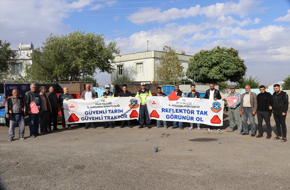 Kilis\'te jandarma, 40 traktör ve tarım aletleri sürücüsüne eğitim verdi