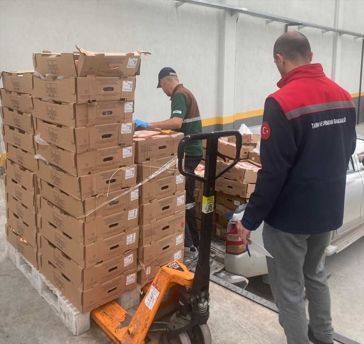 Konya Karatay\'da bir işletmede 7 ton tarihi geçmiş tavuk eti imha edildi