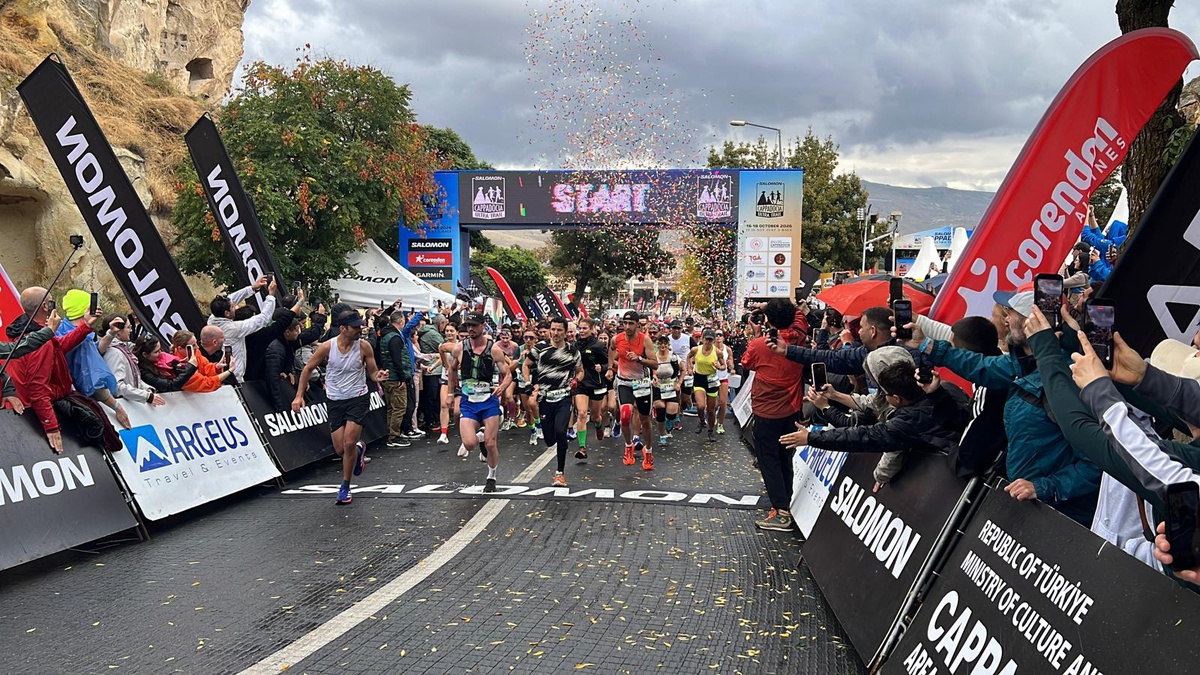 Nevşehir\'de Kapadokya Ultra Trail 14K\'da zirveye Sapronenkova ve Can Ayaz çıktı