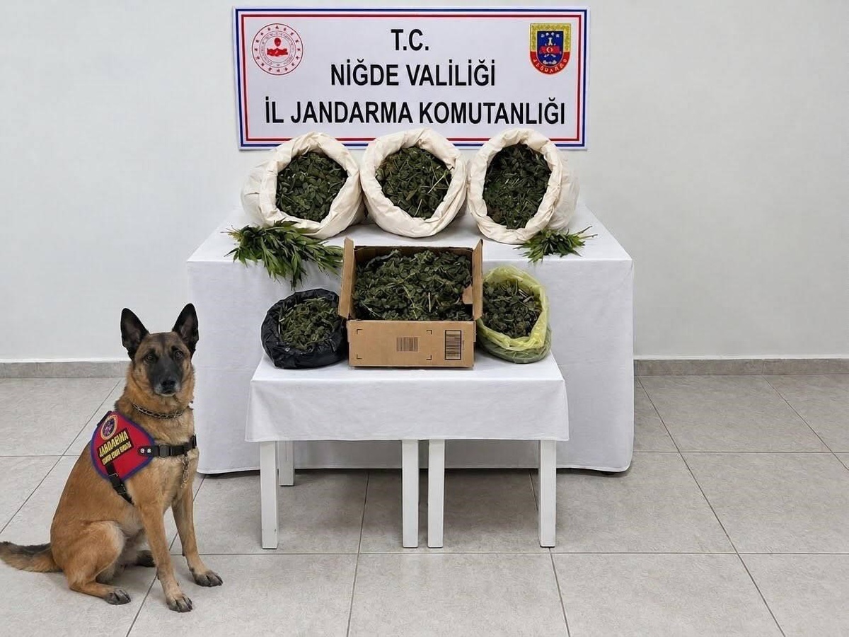 Niğde Fesleğen köyünde 3 şüphelinin evinde 10 kilo 15 gram uyuşturucu ele geçirildi