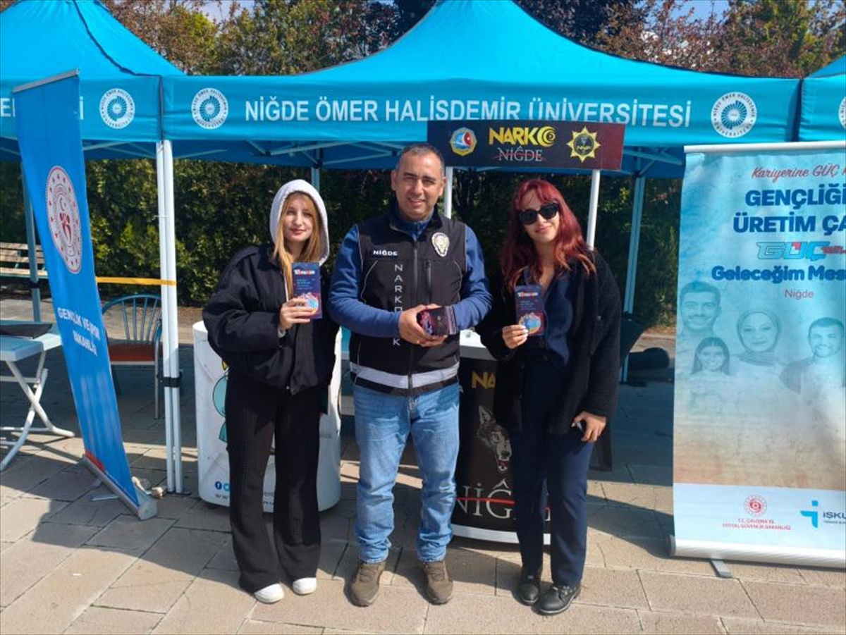 Niğde\'de narkotik ekipleri \'Narkonokta\' projesiyle 6 bin 693 kişiyi bilgilendirdi