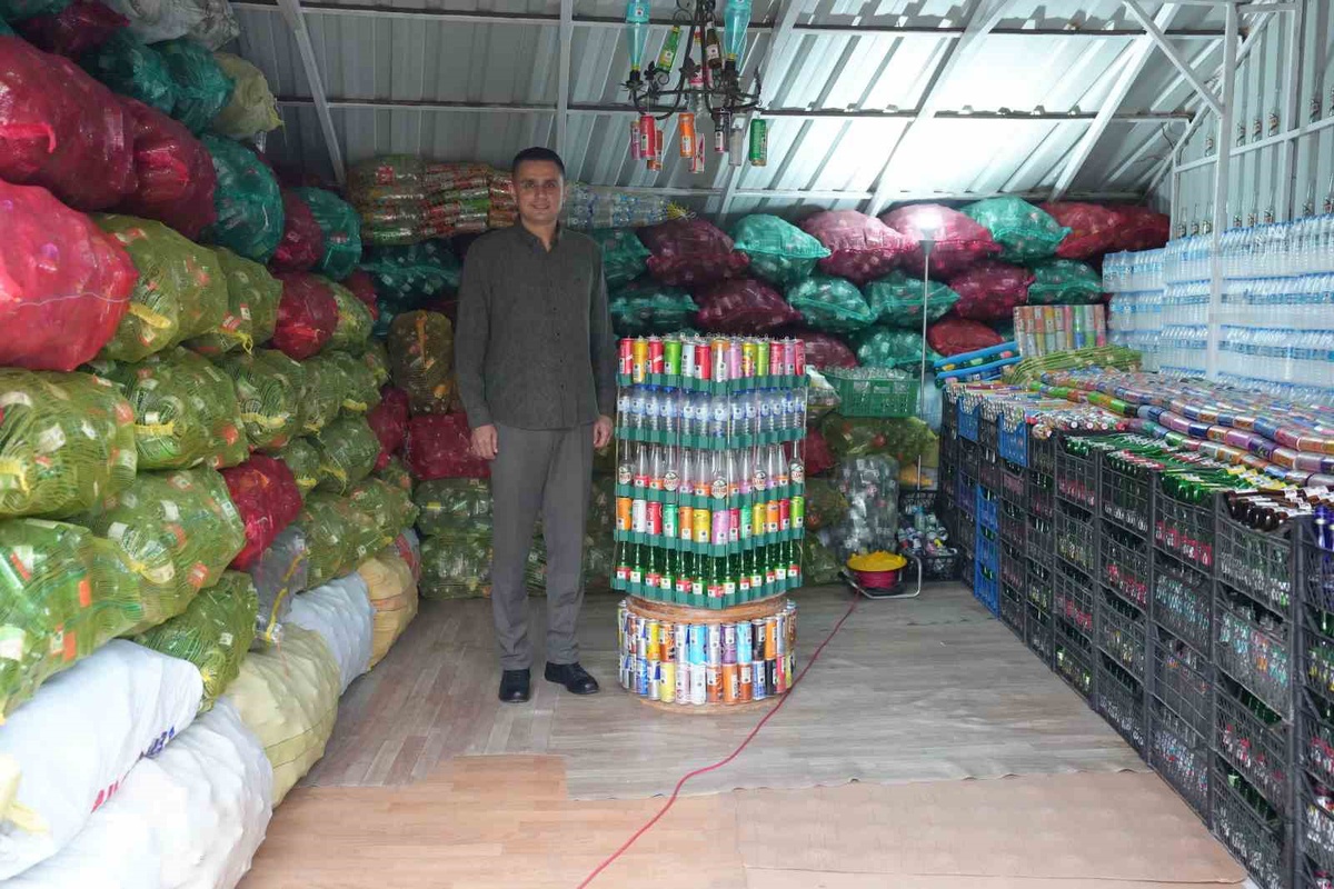 Samsun Alaçam\'da Turgay Baş, 100 bin ambalajla kampanyada birinci oldu