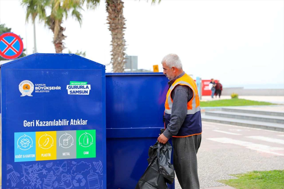 Samsun\'da sıfır atık projesi 3 ayda 280 ton atığı geri dönüşüme kazandırdı