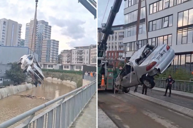 Sarıyer'de sel sularına kapılan otomobilde yürek yakan detay! Anahtar kontakta, eşyaları araçta ama...