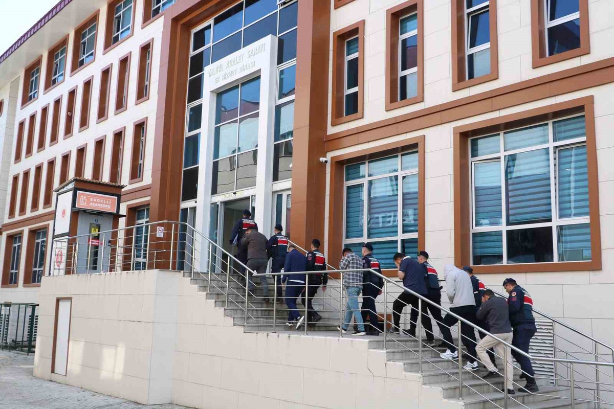 Yalova merkezli 6 ilde dolandırıcılık operasyonunda 8 şüpheliden 6\'sı tutuklandı