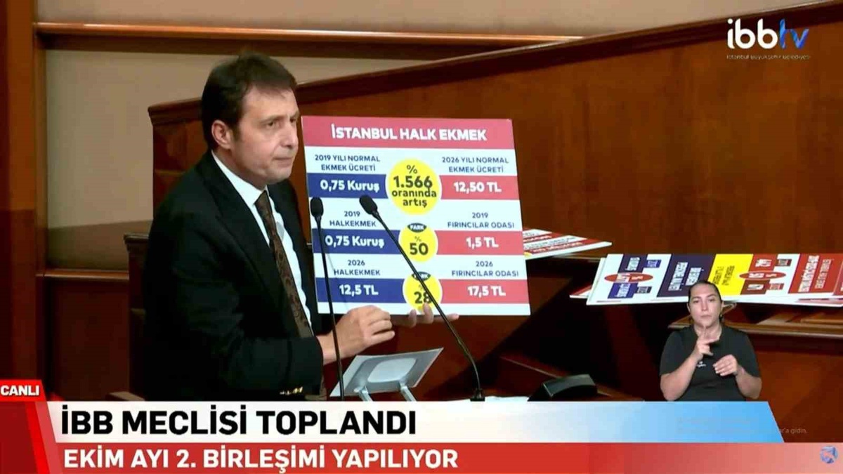 AK Partili Eroğlu, İBB Meclisinde Halk Ekmek\'te 31 milyonluk satış düşüşünü eleştirdi