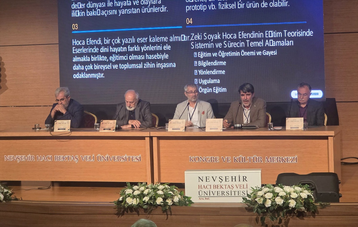 Nevşehir\'deki Zeki Soyak sempozyumunda Ali Yalçın mirasın sürdüğünü vurguladı
