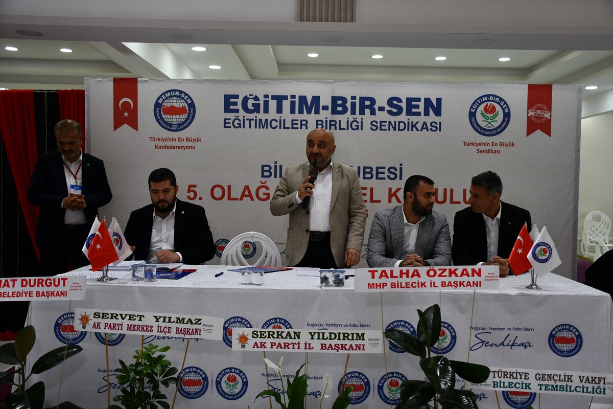 Ahmet Selöz, Bilecik\'te Eğitim-Bir-Sen şube başkanlığına yeniden seçildi