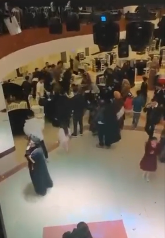 Bolu'da takı töreninde çıkan kavgada davetliler sandalyelerle birbirine saldırdı