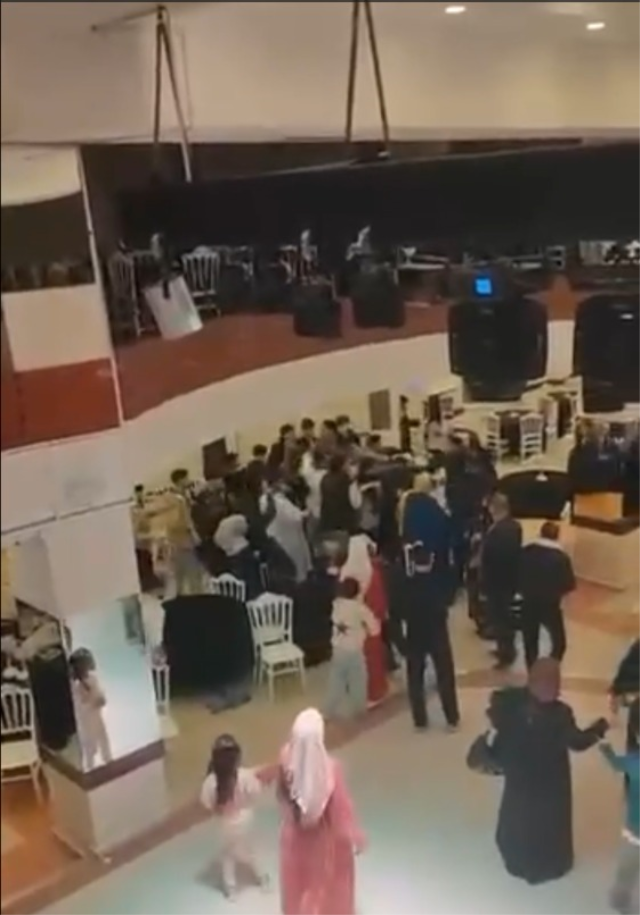 Bolu'da takı töreninde çıkan kavgada davetliler sandalyelerle birbirine saldırdı