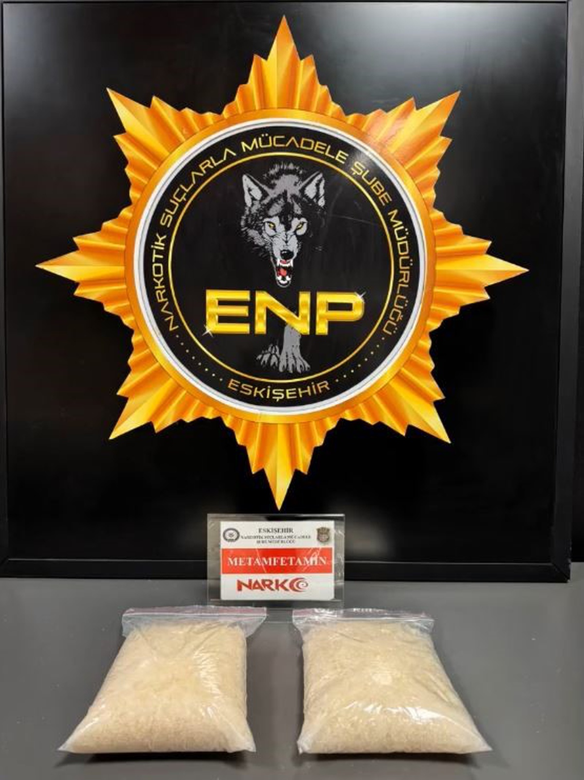 Eskişehir\'de 2 kilogram metamfetamin ele geçirildi, 1 şüpheli gözaltına alındı