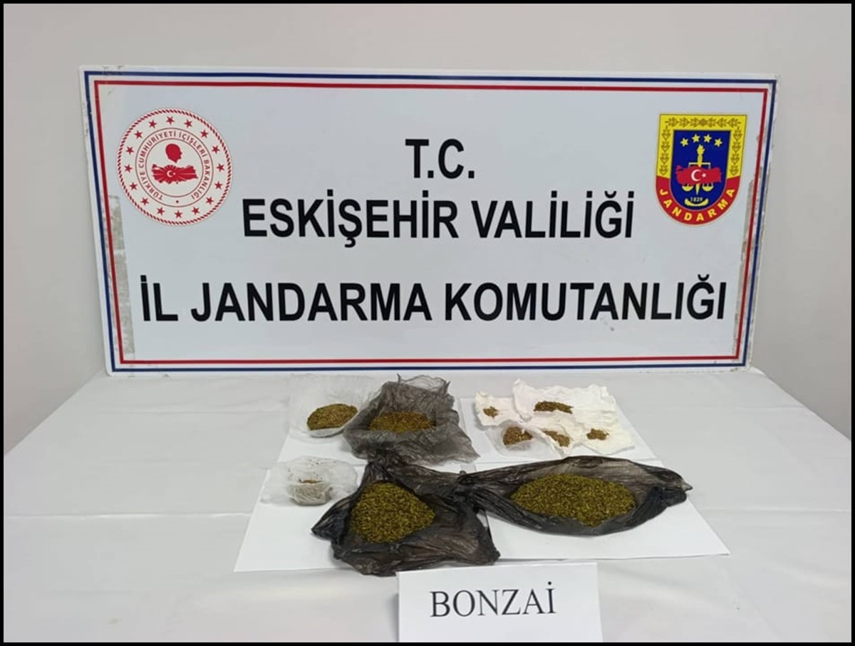 Eskişehir\'de jandarma araçta 174 gram uyuşturucu buldu, şüpheli tutuklandı