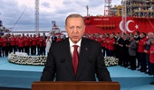 "Osman Gazi" gaz üretimi için yola çıktı! Cumhurbaşkanı Erdoğan: Mavi Vatan'ın ilk fabrikası