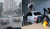 Sağanak yağış Adana'yı da vurdu: Yollar göle döndü