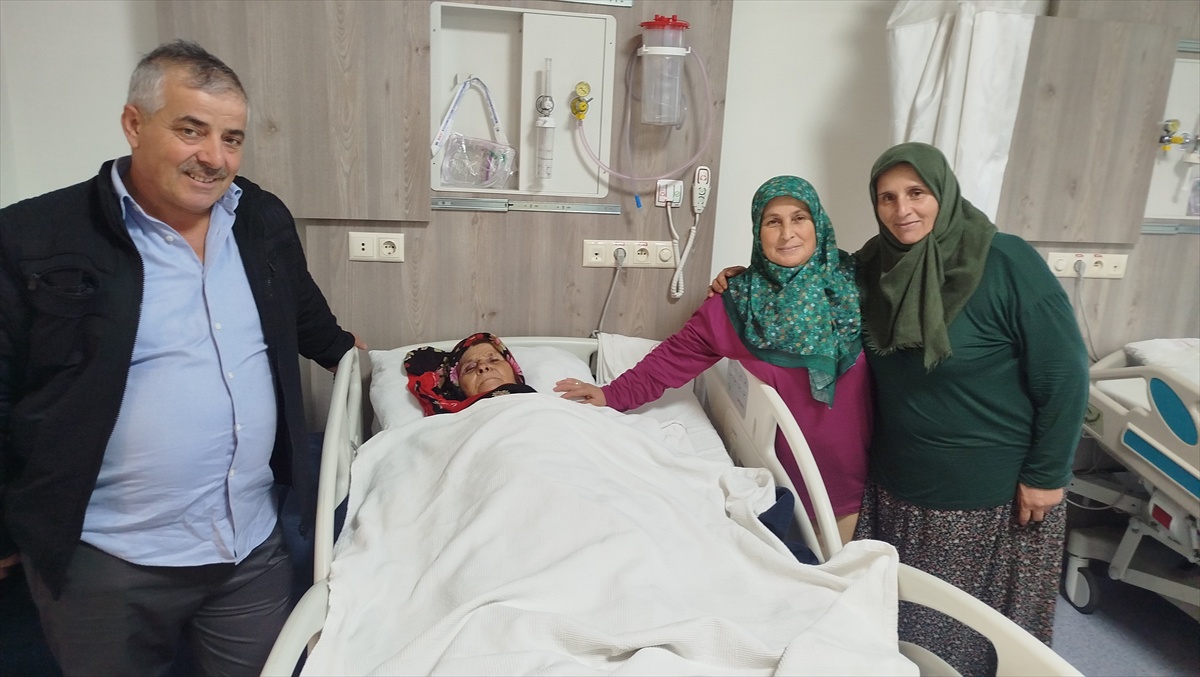 Sinop Boyabat\'ta 3 gün sonra bulunan 71 yaşındaki kadın ameliyat edilecek