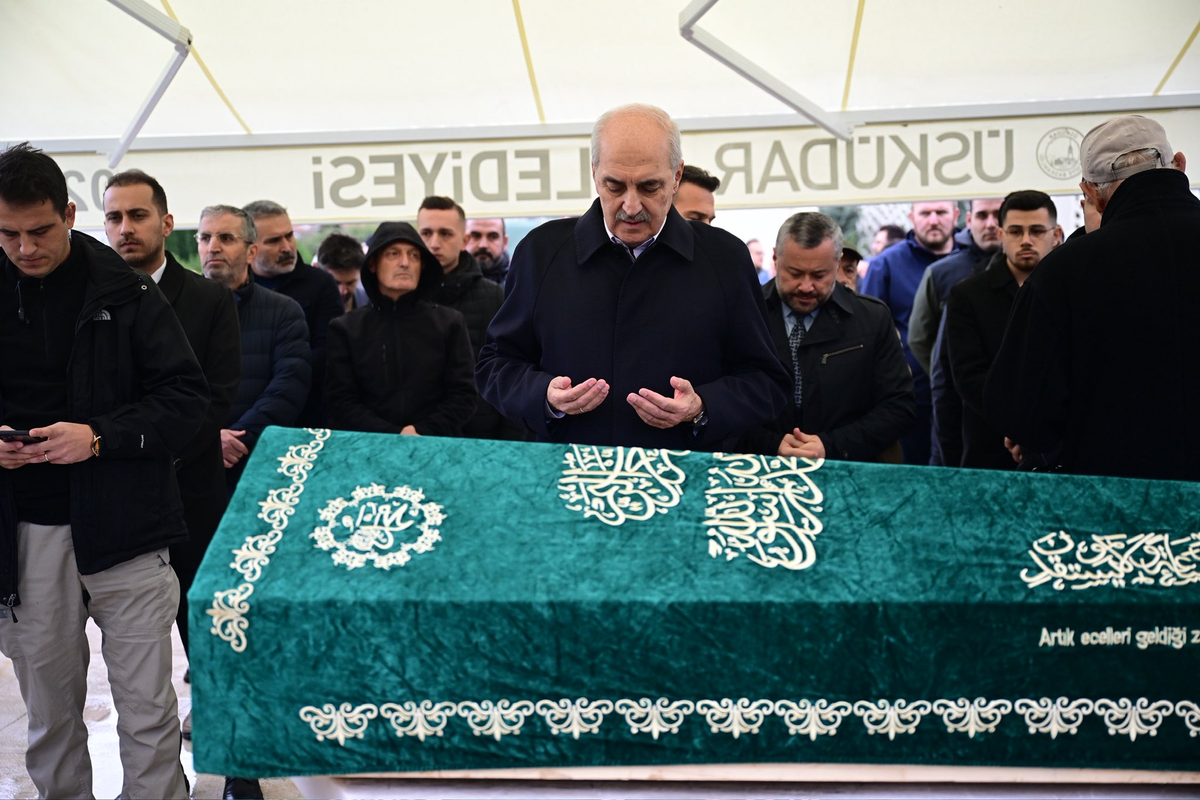 TBMM Başkanı Kurtulmuş, Üsküdar\'da cenazede Cevat Özkaya\'yı hayırla anacağını söyledi