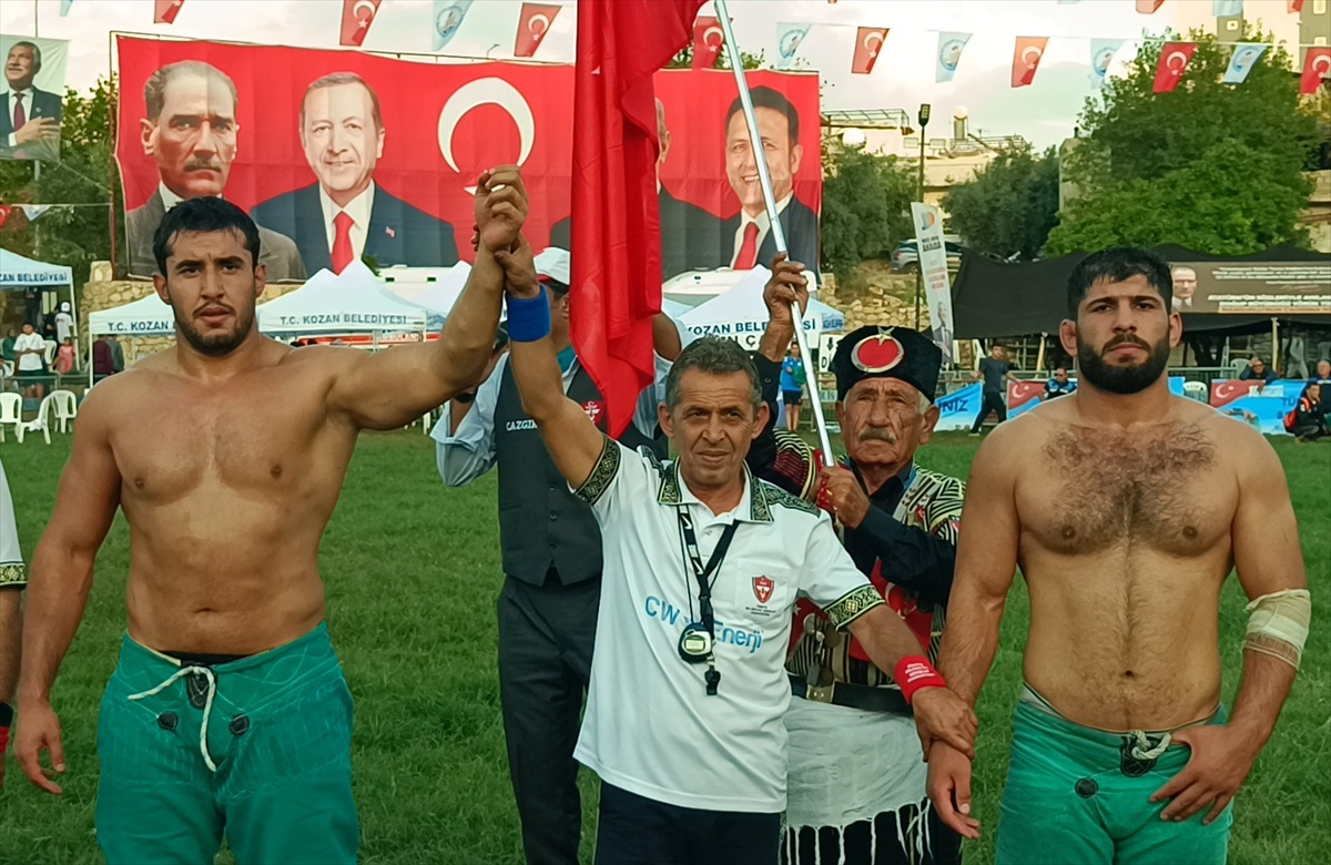 Efe Anıl Al, Adana Kozan\'da 10\'uncu Karakucak Güreşleri\'nde başpehlivan oldu