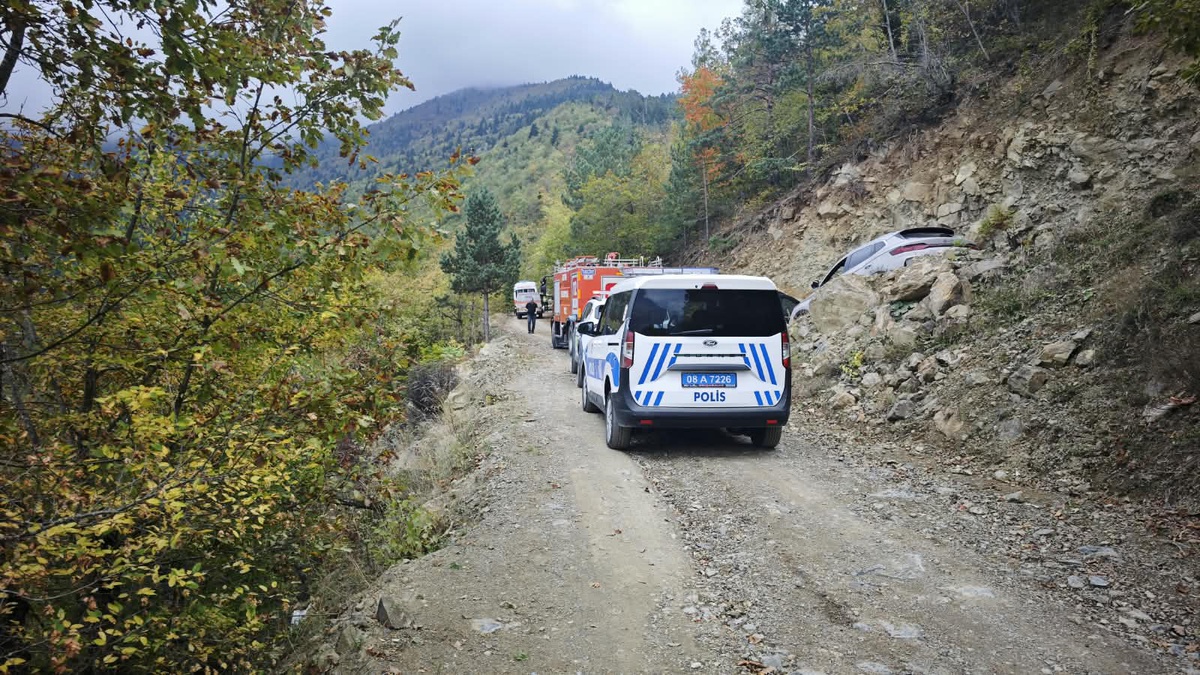 Artvin Atatepe\'de freni tutmayan kamyonet ters döndü, 2 kişi hafif yaralandı