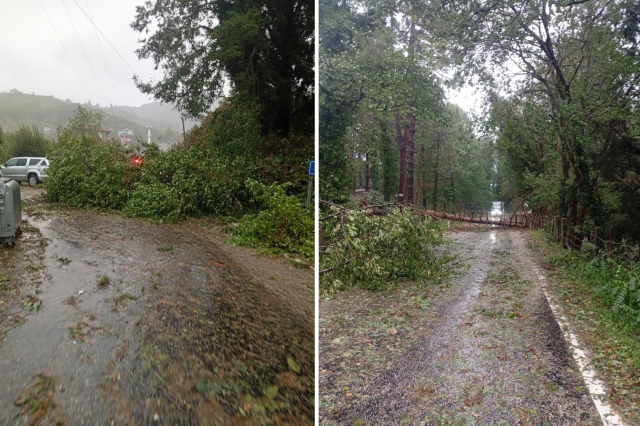 Bartın'ı fırtına vurdu! Amasra’da dalgalar 6 metreye ulaştı, tekneler limana sığındı