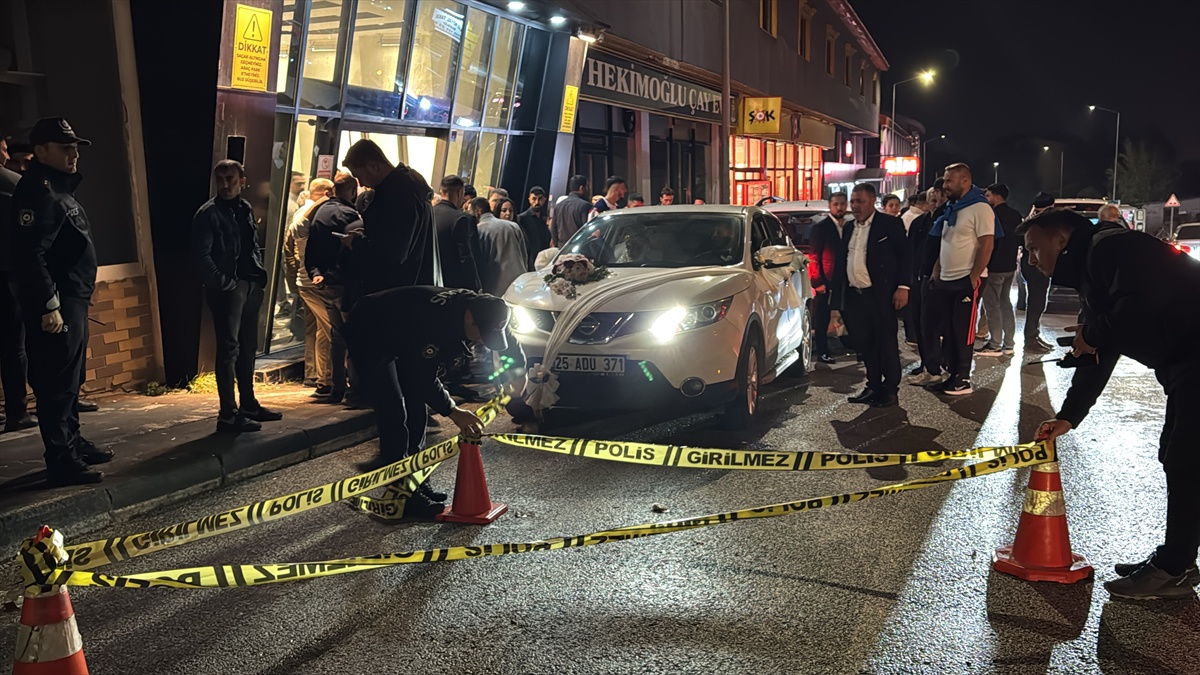 Erzurum\'da düğün salonundaki bıçaklı kavgada 2 kişi yaralandı, 1 kişi gözaltında