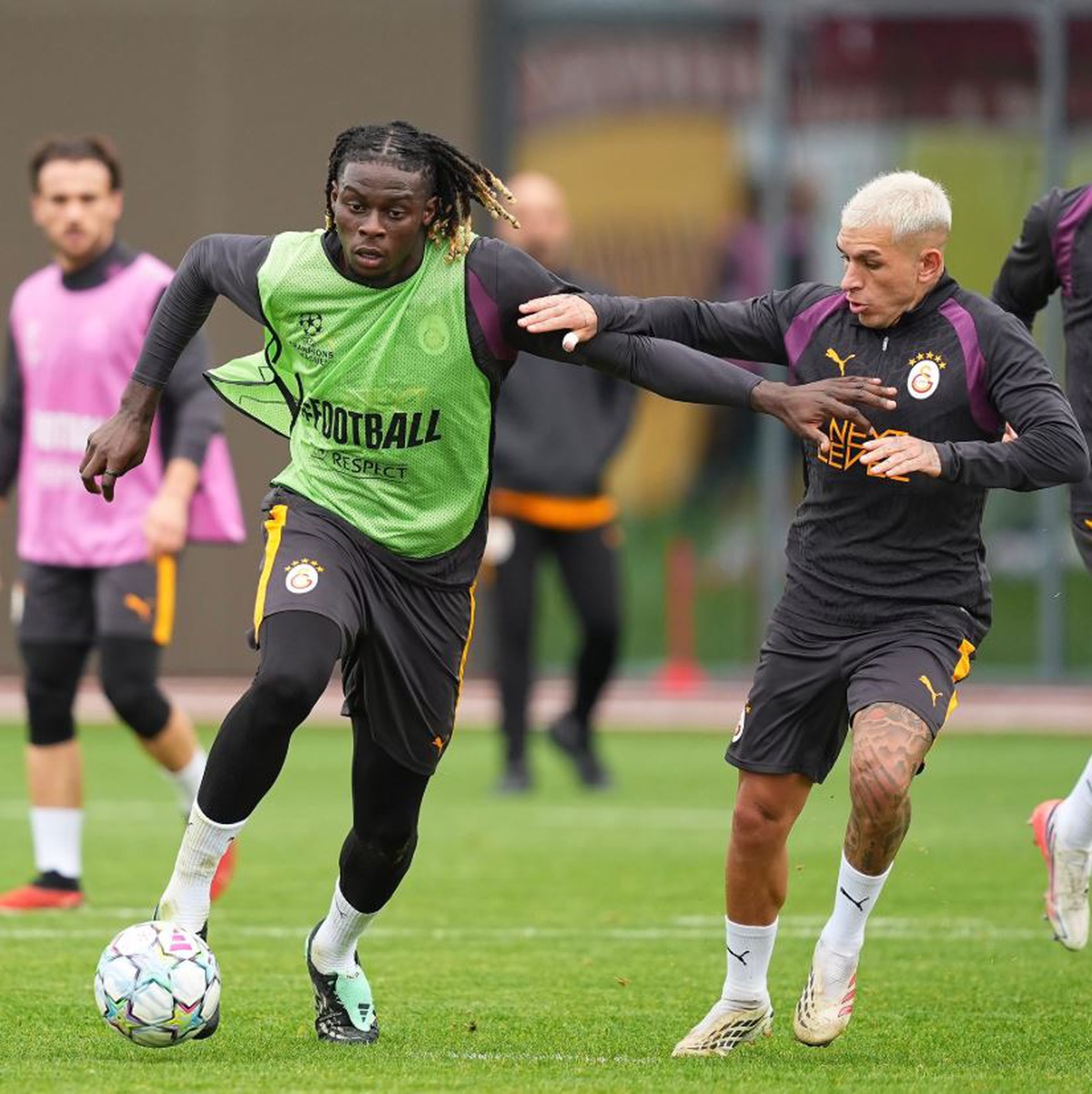 Galatasaray, Lille maçı hazırlıklarına Kemerburgaz\'da antrenmanla başladı