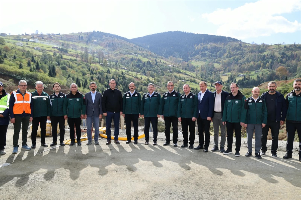 Trabzon Akçaabat\'taki Uçarsu Göleti gelecek yıl hizmete girip içme suyu sağlayacak