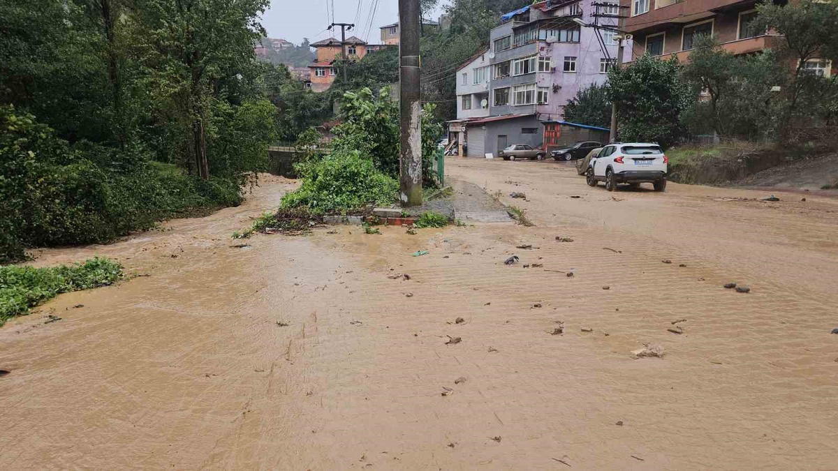 Zonguldak\'ta turuncu kodlu uyarının ardından etkili olan yağış heyelanlara yol açtı