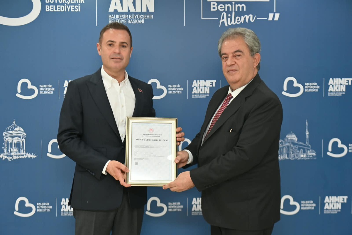 BASKİ, Tarım ve Orman Bakanlığı\'ndan Mavi Su Verimliliği Belgesi\'ni aldı