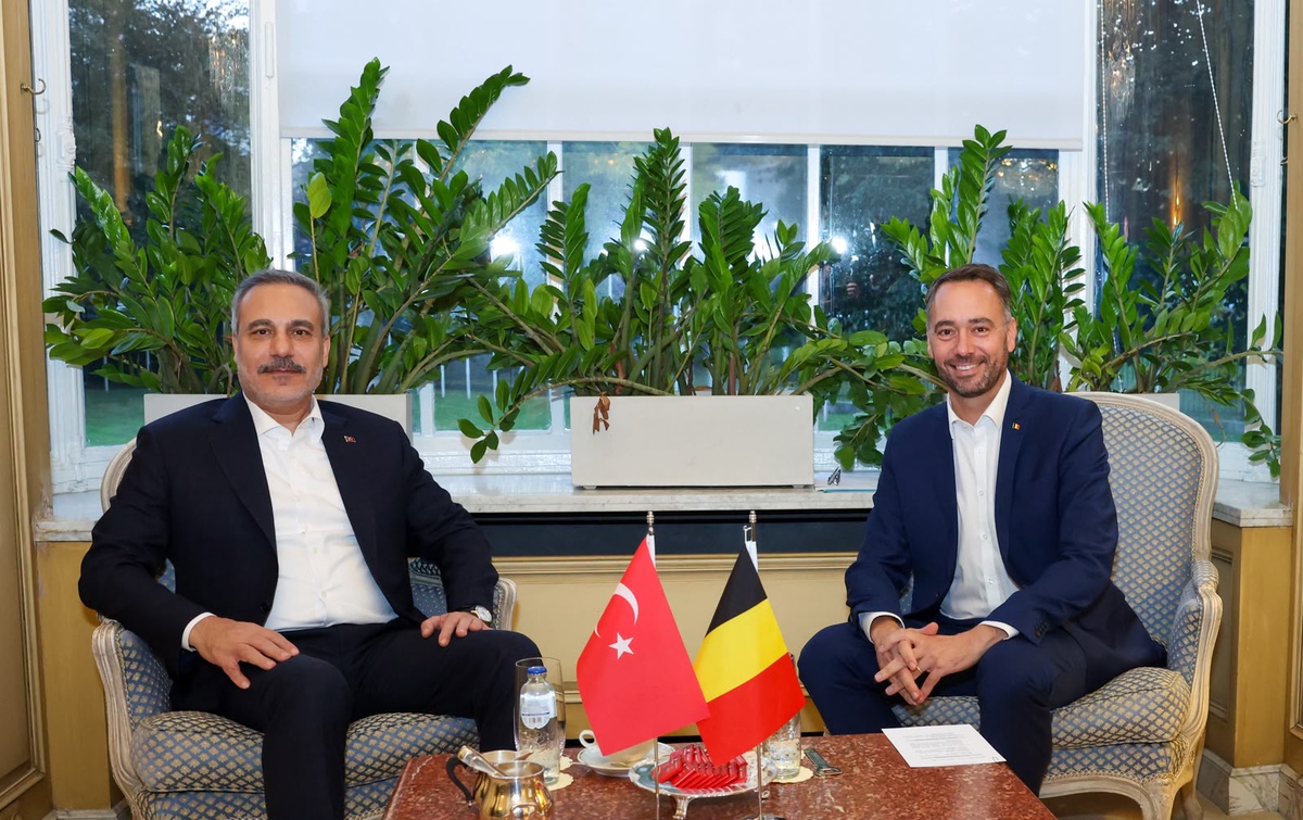 Dışişleri Bakanı Fidan\'ın Brüksel\'de Prévot ile görüşmesi Bakanlıkça duyuruldu