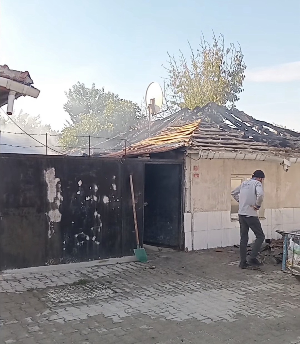 Kırklareli Lüleburgaz\'da müstakil evde çıkan yangın kısa sürede söndürüldü