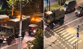 Protestoların devam ettiği Arnavutluk'ta askeri hareketlilik