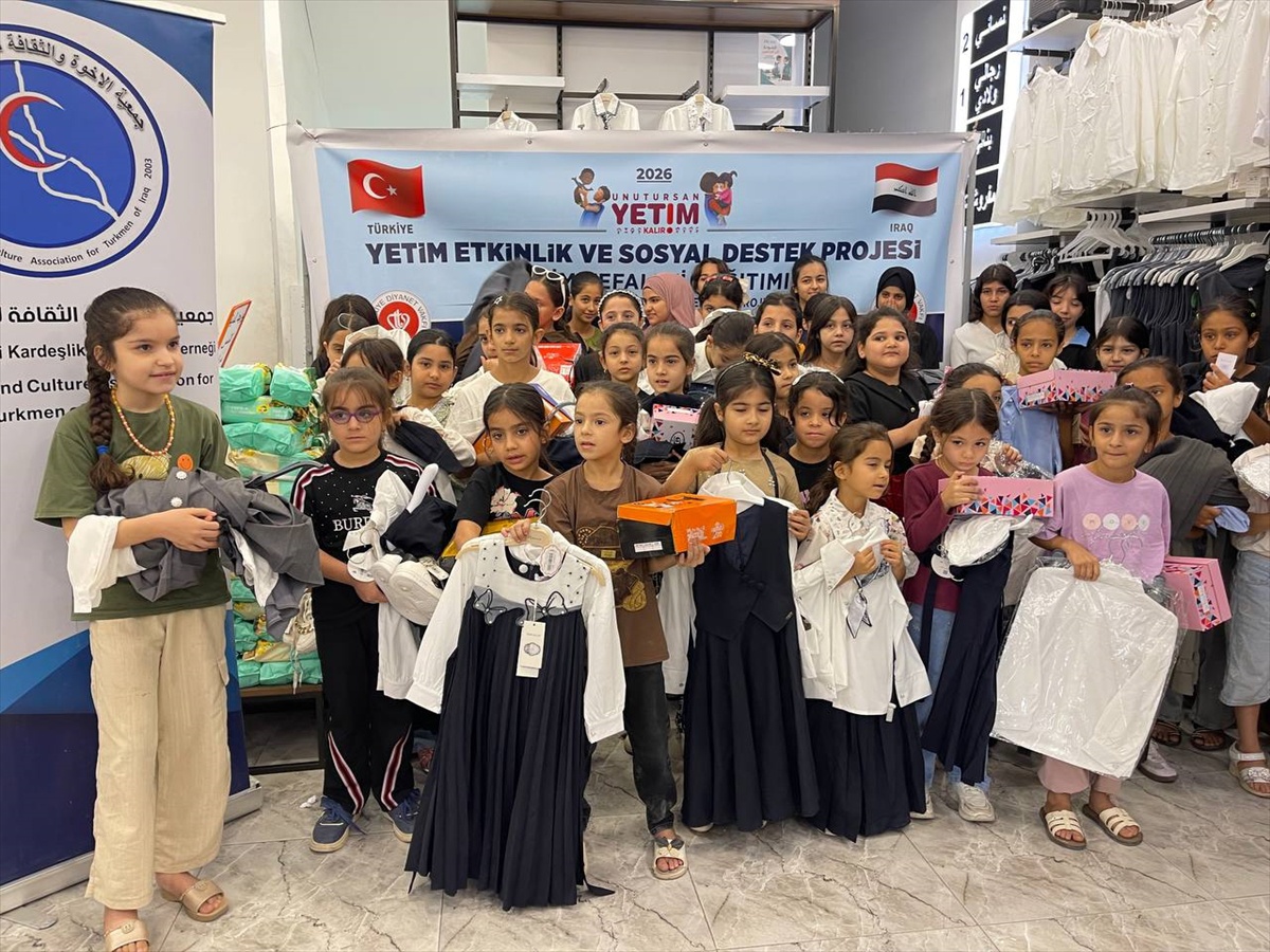 TDV, Kerkük\'te 150 yetim çocuğa okul kıyafeti ve maddi yardım ulaştırdı