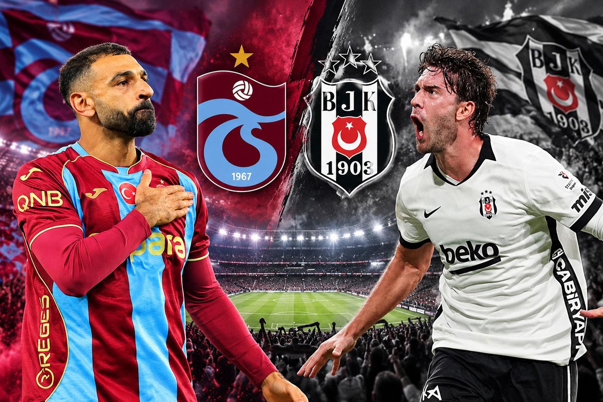 Trabzonspor-Beşiktaş derbisinde ilk 11\'ler belli oldu