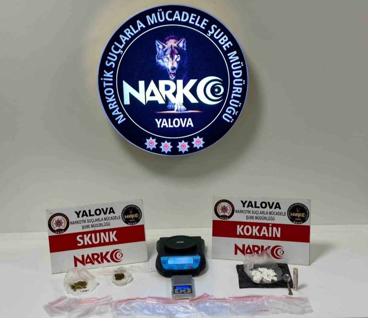 Yalova\'da uyuşturucu operasyonunda 2 şüpheli tutuklandı, 497,89 gram madde ele geçti