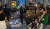 Dünyaca ünlü mağazaları yağmaladılar, şimdi sokaklarda satıyorlar