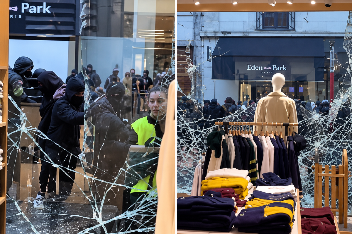 Fransa\'da protestocular Lacoste mağazalarını talan etti