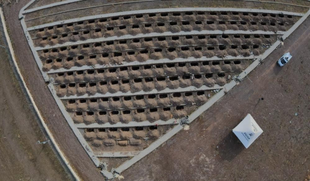Erzurum'da dondurucu kış öncesi 500 mezar kazılıyor, 200'ü şimdiden hazır