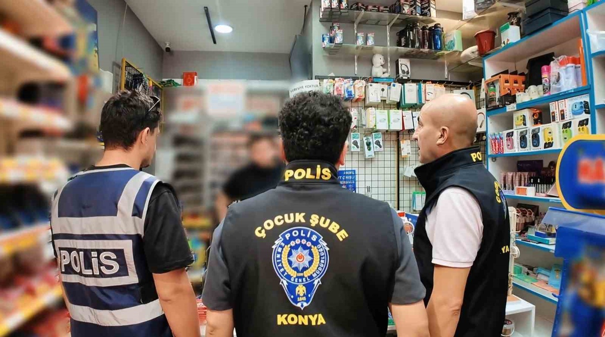 Konya\'da okullara yönelik denetimlerde 25 bin 528 kişi sorgulandı, 9 kişi yakalandı