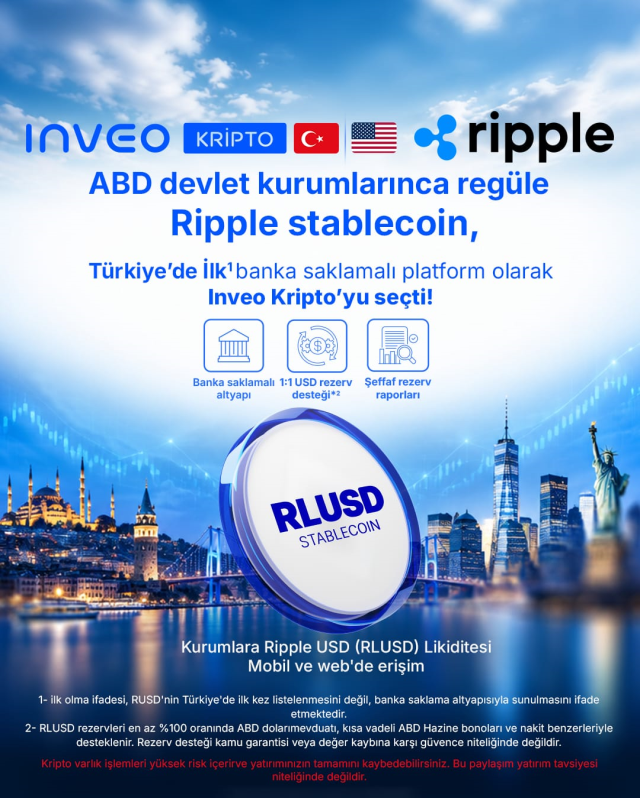 Ripple’ın dolar stablecoin’i RLUSD Türkiye’de işlem görmeye başladı
