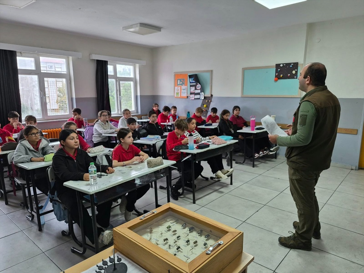 Tekirdağ\'da öğrencilere DKMP materyalleriyle biyolojik çeşitlilik eğitimi verildi
