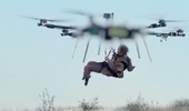 Karadan ulaşılamayan yaralı Ukraynalı asker cepheden dronla kurtarıldı