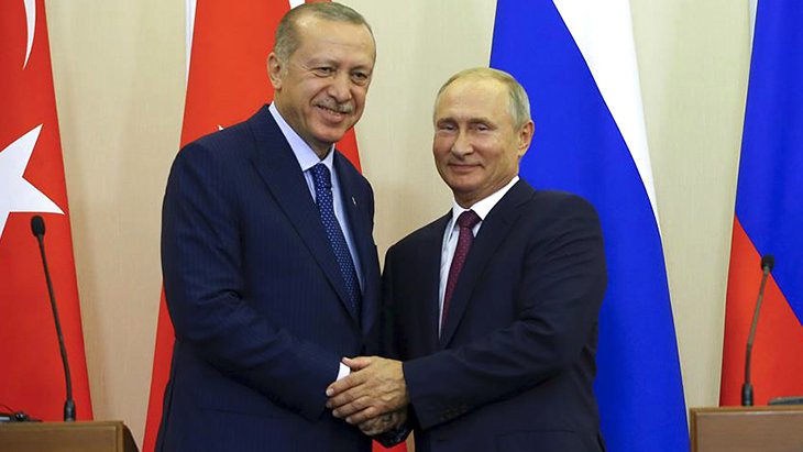 Cumhurbaşkanı Erdoğan, Rusya Devlet Başkanı Vladimir Putin ile telefon görüşmesi yaptı
