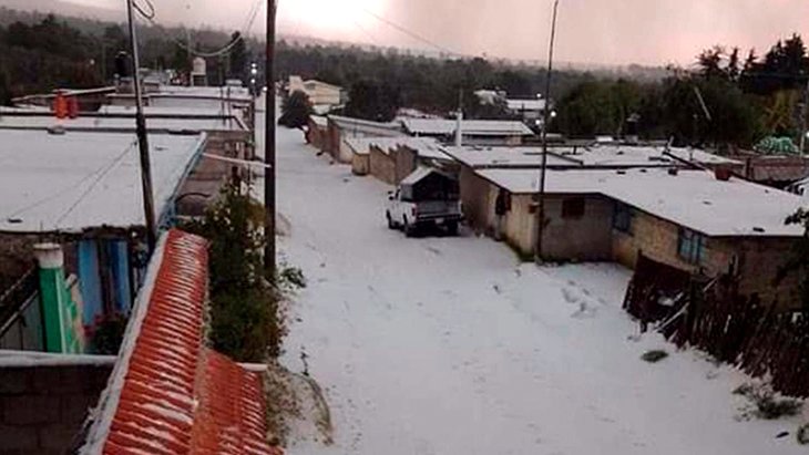 Meksika’nın o şehrine tarihte evvel kat kar yağdı Vatandaşlar iri sersemlik yaşadı