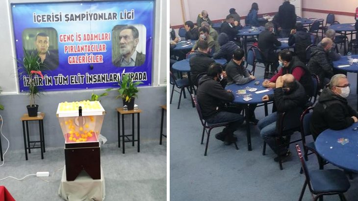 Kolpaçino kumarhanesine bir baskın daha 61 kişi kumar oynarken suçüstü yakalandı