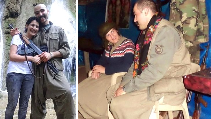 Teröristle fotoğrafları reaksiyon çekici HDP’li parlamenter Semra Güzel’den toy PKK kampı fotoğrafları