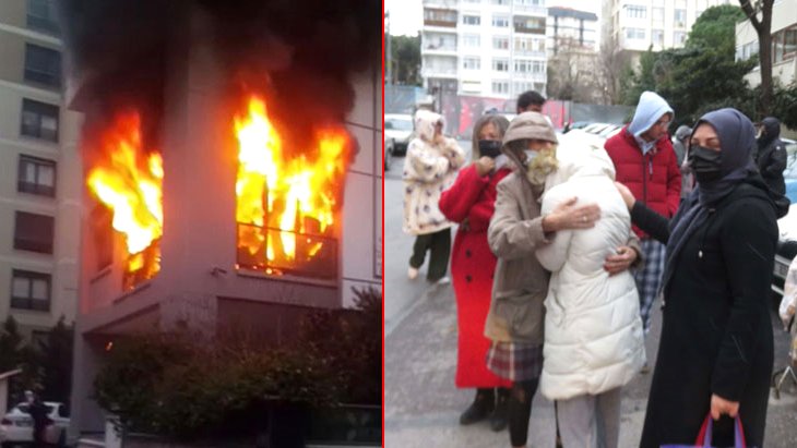 Kadıköy’de yangın paniği 1 kişi öldü, 5 kişi hastanelik oldu