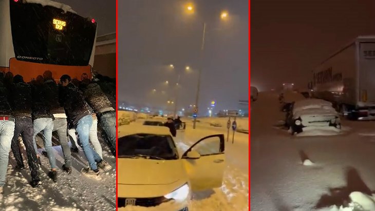 Etkili bulunan kar yağışı sonrası Gaziantep’te yurttaşlar ehliyetsiz müdahaleden şikayetçi