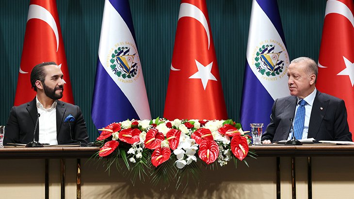 Cumhurbaşkanı Erdoğan ile görüşen El Salvador lideri Bukele’den Türkiye’ye övgü dolu sözler