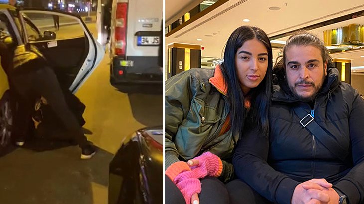 Fransız kadın turisti kaçırıp darp ettikten sonra taksiden atarak sürükledi