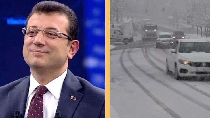 Ekrem İmamoğlu İstanbulluları uyardı: Ani, dominant kar yağışları görülebilir